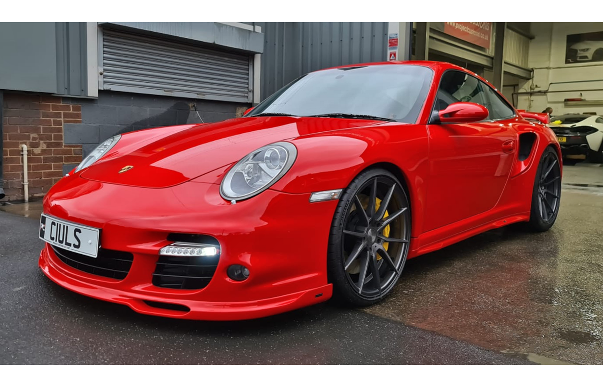 Moshammer 997TT Front Spoiler Lip Evo : Suncoast Porsche Parts